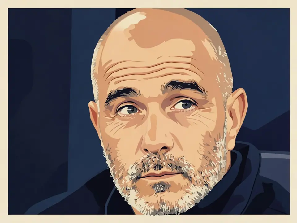 Mareska, Manchester City manager, looks at the camera.