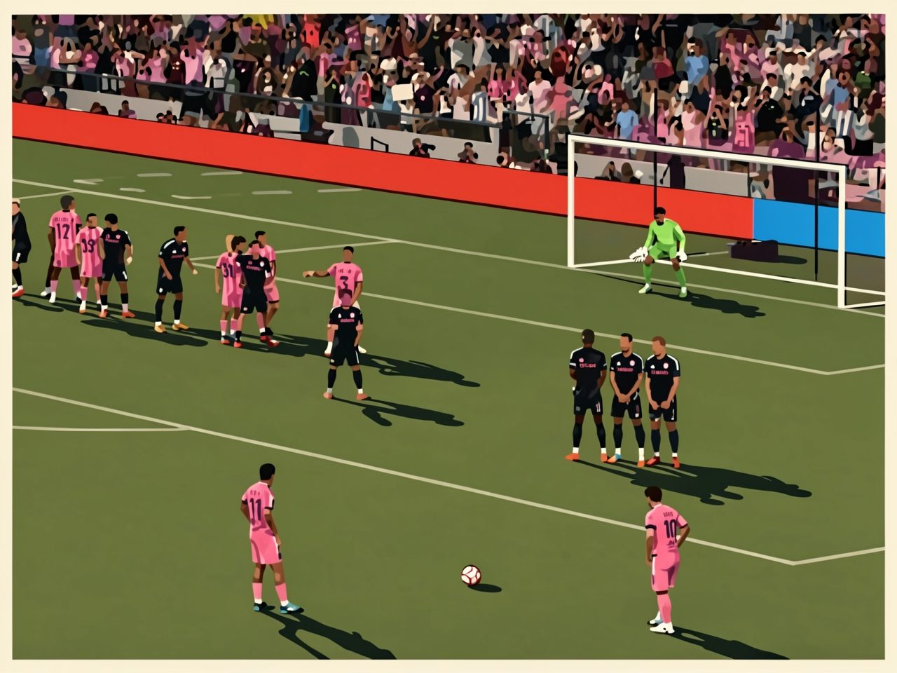 Messi scores 75th free kick, moves to second on all-time list