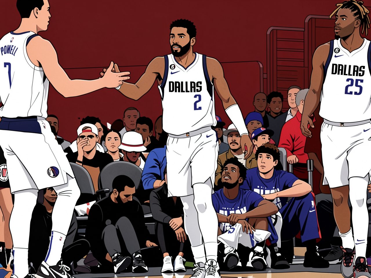 Dwight Powell joins Kyrie Irving's Dallas mini-camp in Los Angeles