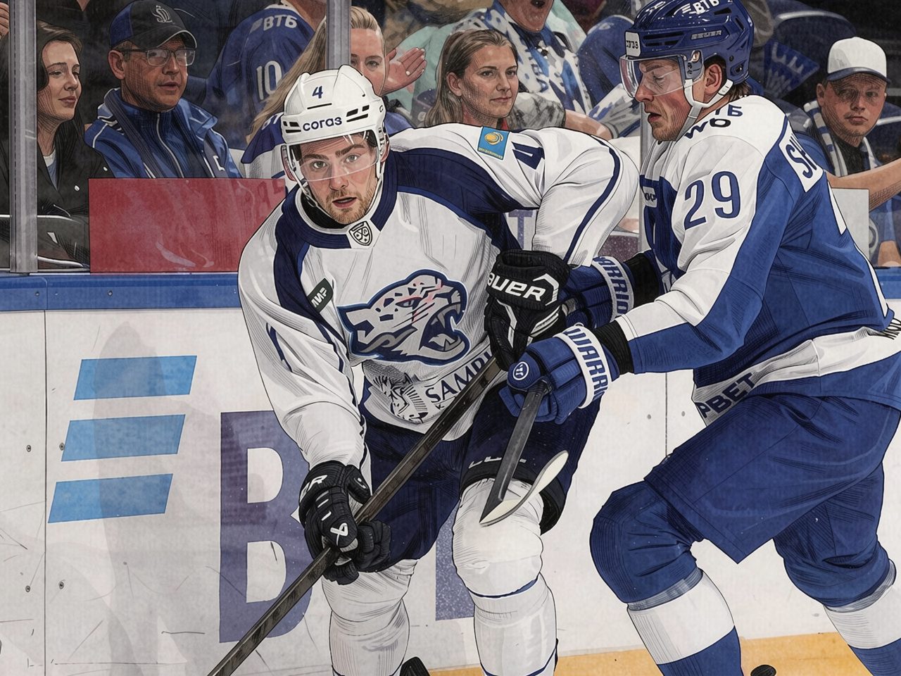 Barys schlägt Dynamo Moskau mit 4:1