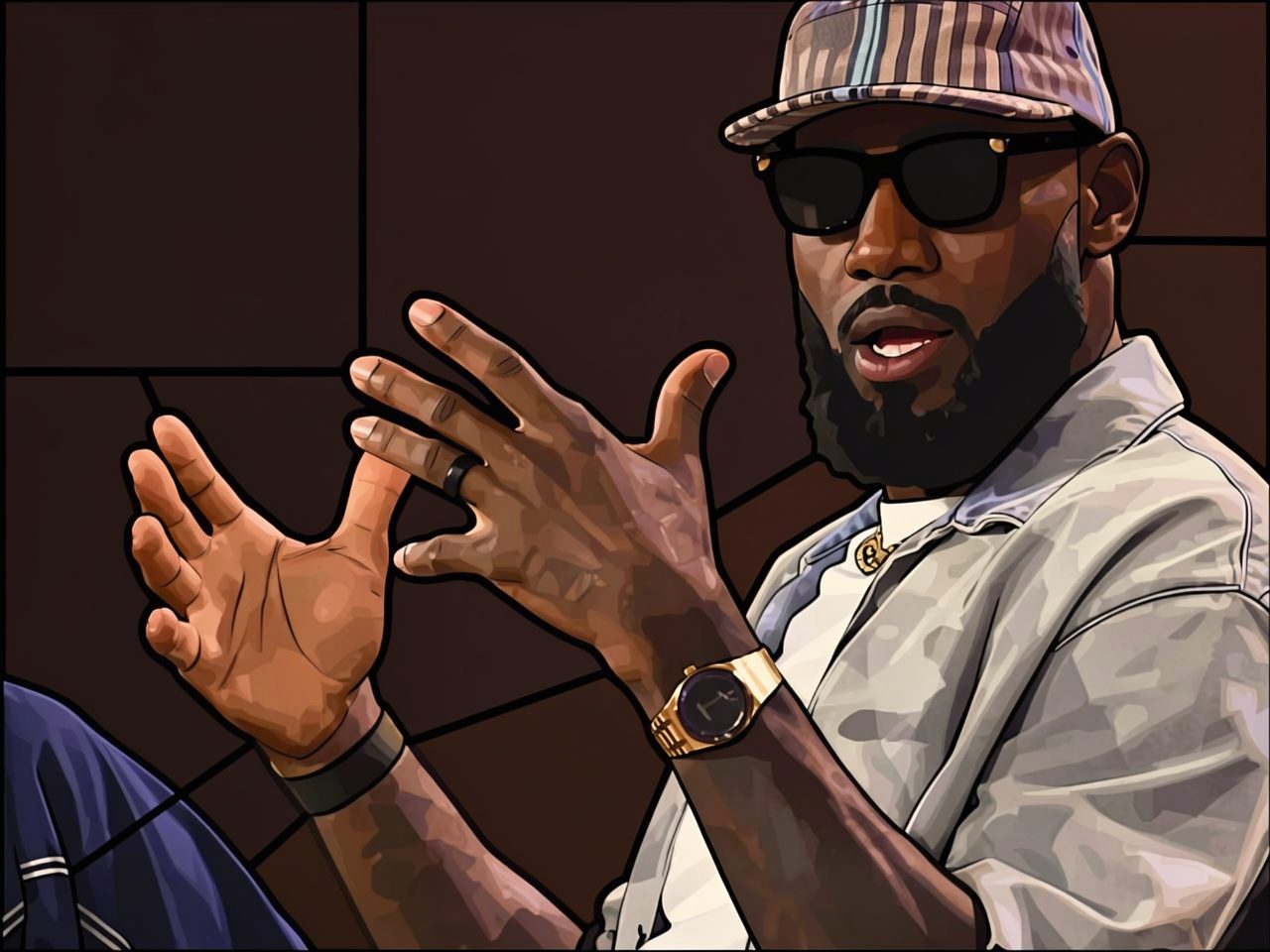 Alonzo Mourning… wait, Aldan Polynice on LeBron James