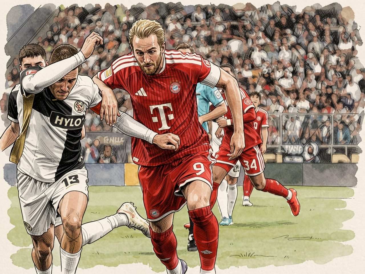 Kane trifft: Bayern siegt knapp bei Aufsteiger Elversberg