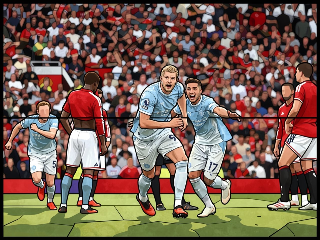 Manchester City gewinnt Derby dank Haaland-Tor