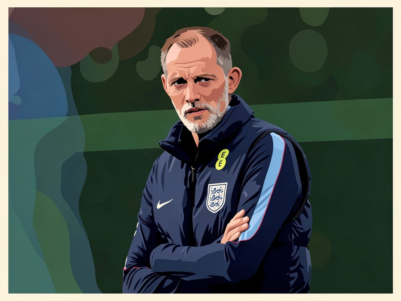 Englands Trainer Thomas Tuchel beobachtet das Training vor dem Nations-League-Spiel gegen Tschechien