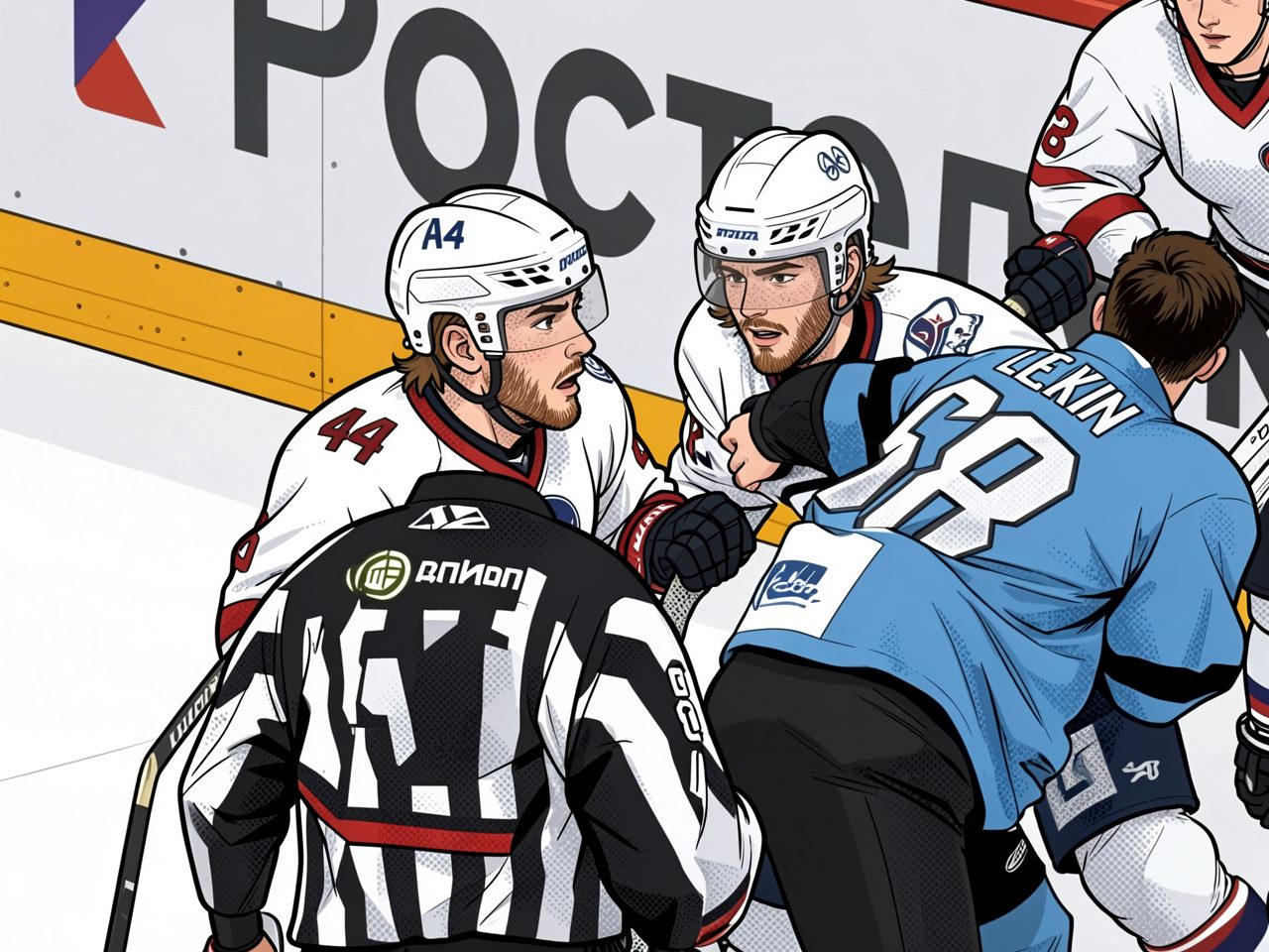 Schlägerei zwischen Lukin und Belkin bei Dinamo Minsk