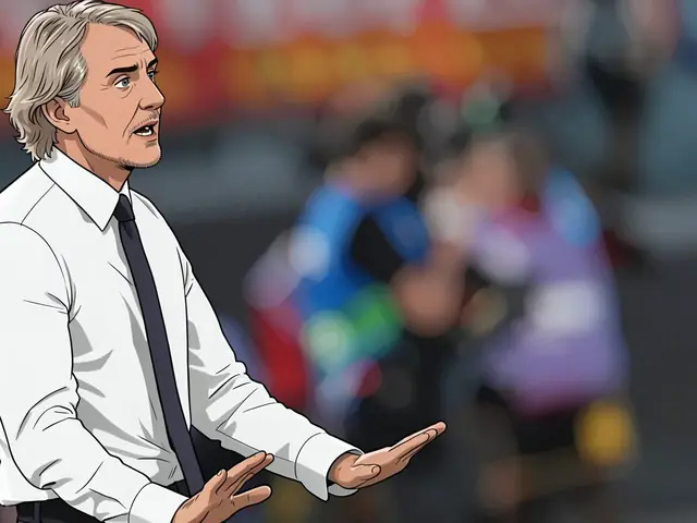 Italiens Trainer Vincenzo Montella am Spielfeldrand während des Spiels gegen die Türkei