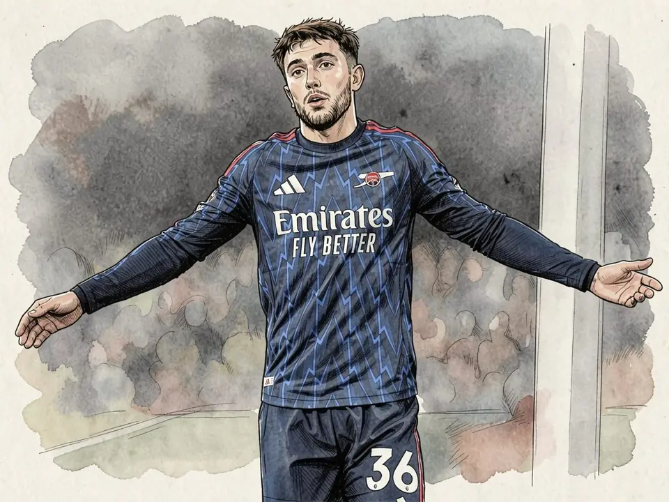 Martin Zubimendi in Arsenal-Kleidung auf dem Platz