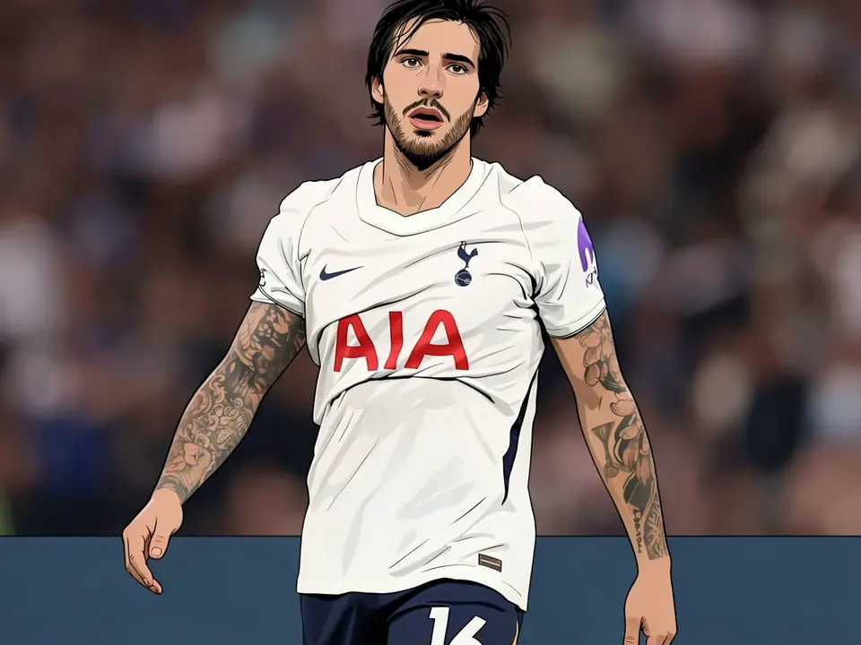 Tottenham Hotspur player in white home kit on the pitch