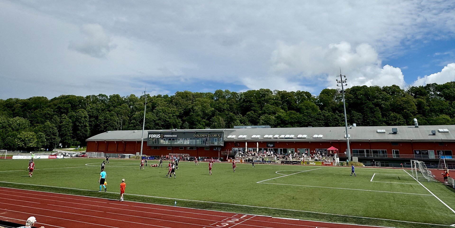 Viimsi Stadium during Viimsi JK's 4–4 draw with Harju JK
