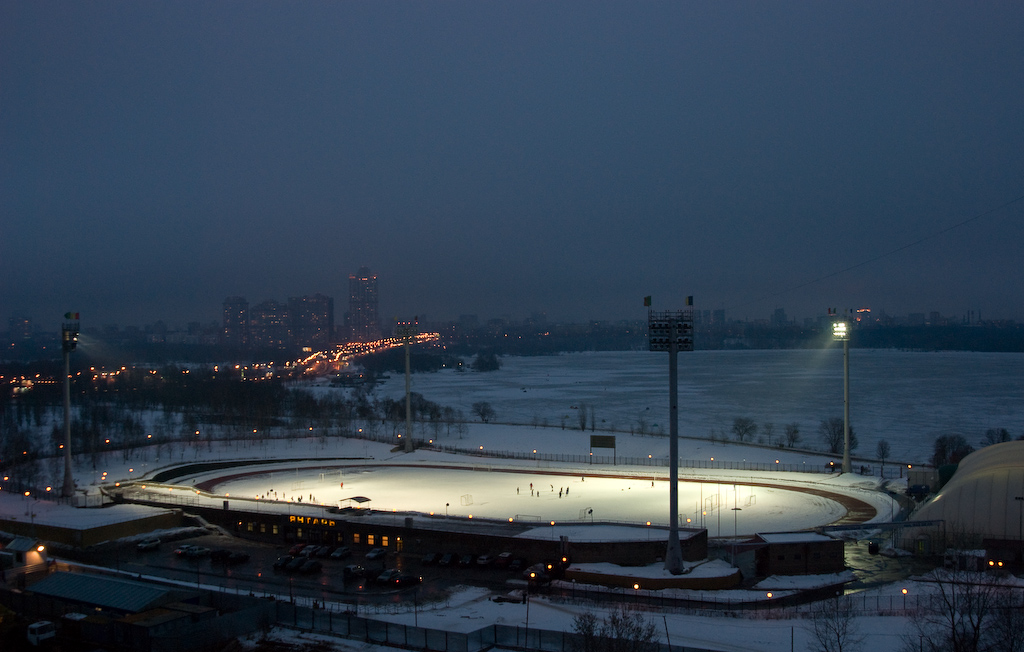 Стадион "Янтарь", Строгино, Москва
