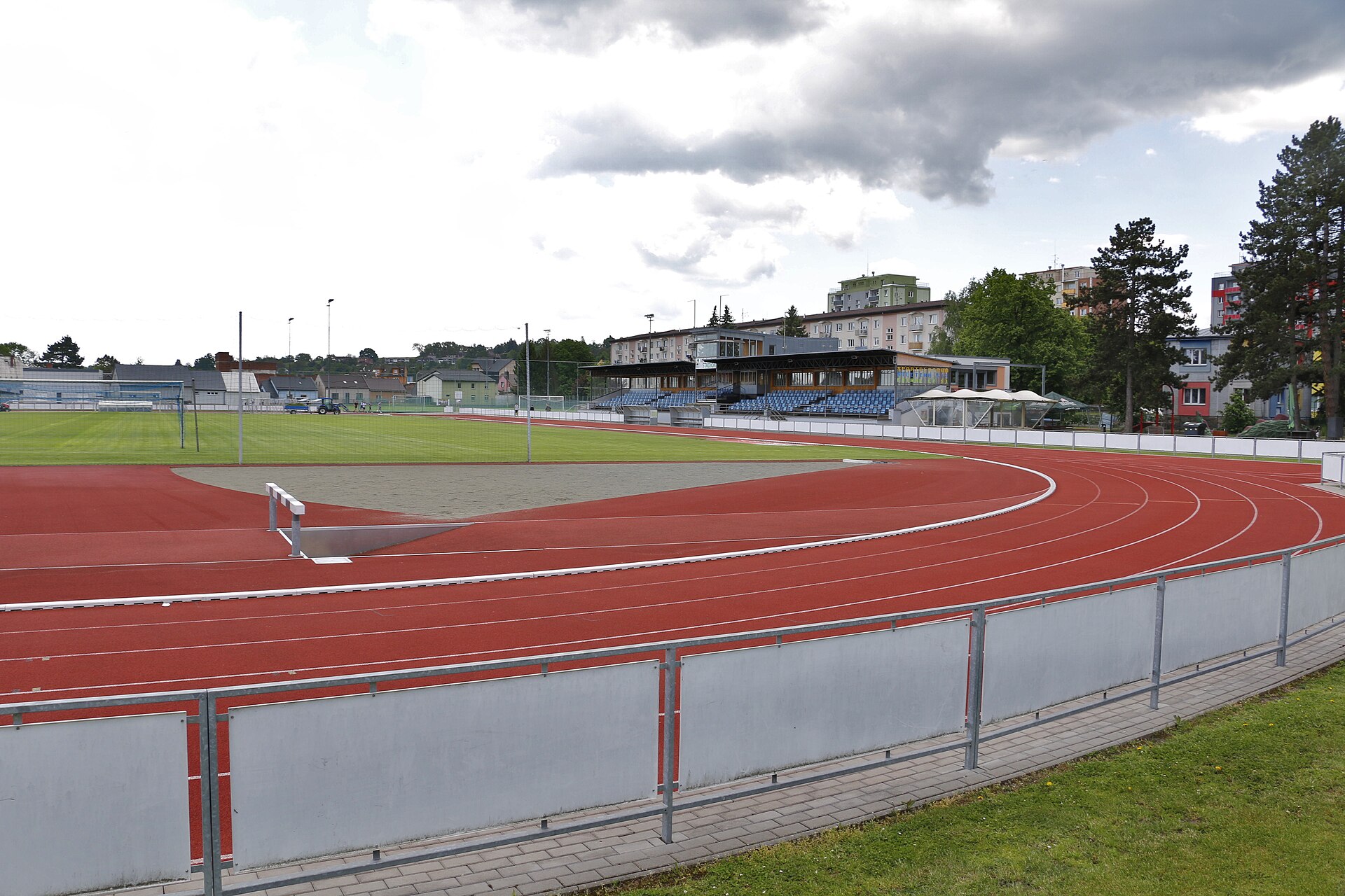 Municipal stadium, Zábřeh , Czech Republic.