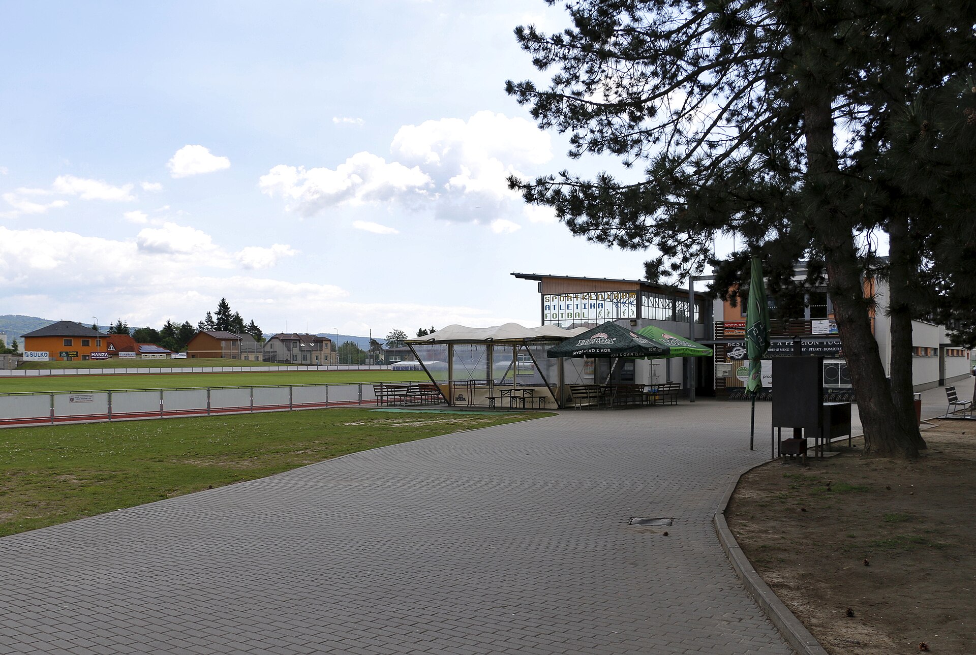 Municipal stadium, Zábřeh , Czech Republic.
