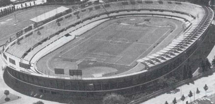 The "Benito Mussolini" Municipal Stadium in Turin.