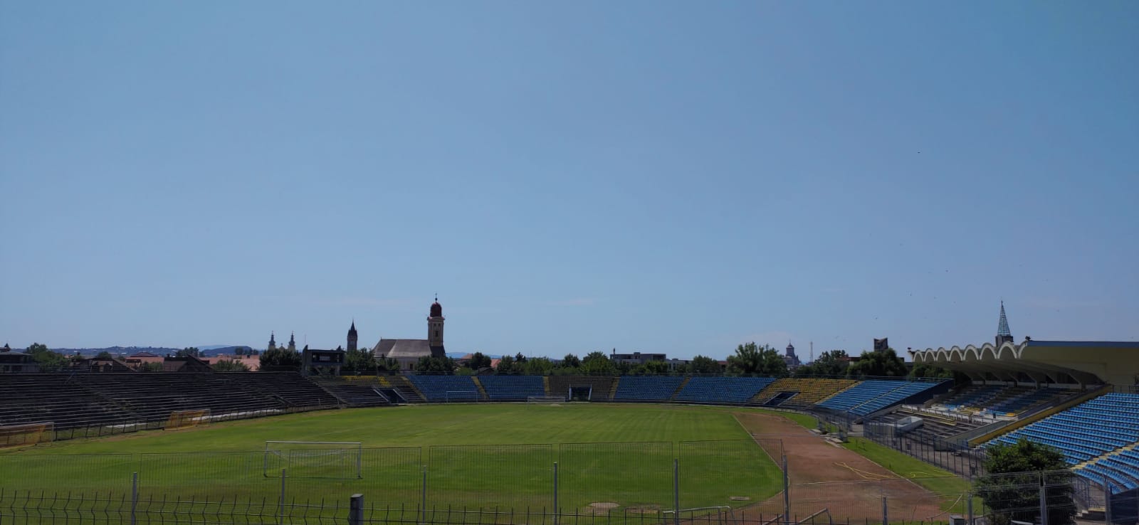 Viorel Mateianu Stadium in Baia Mare, Maramureș County.