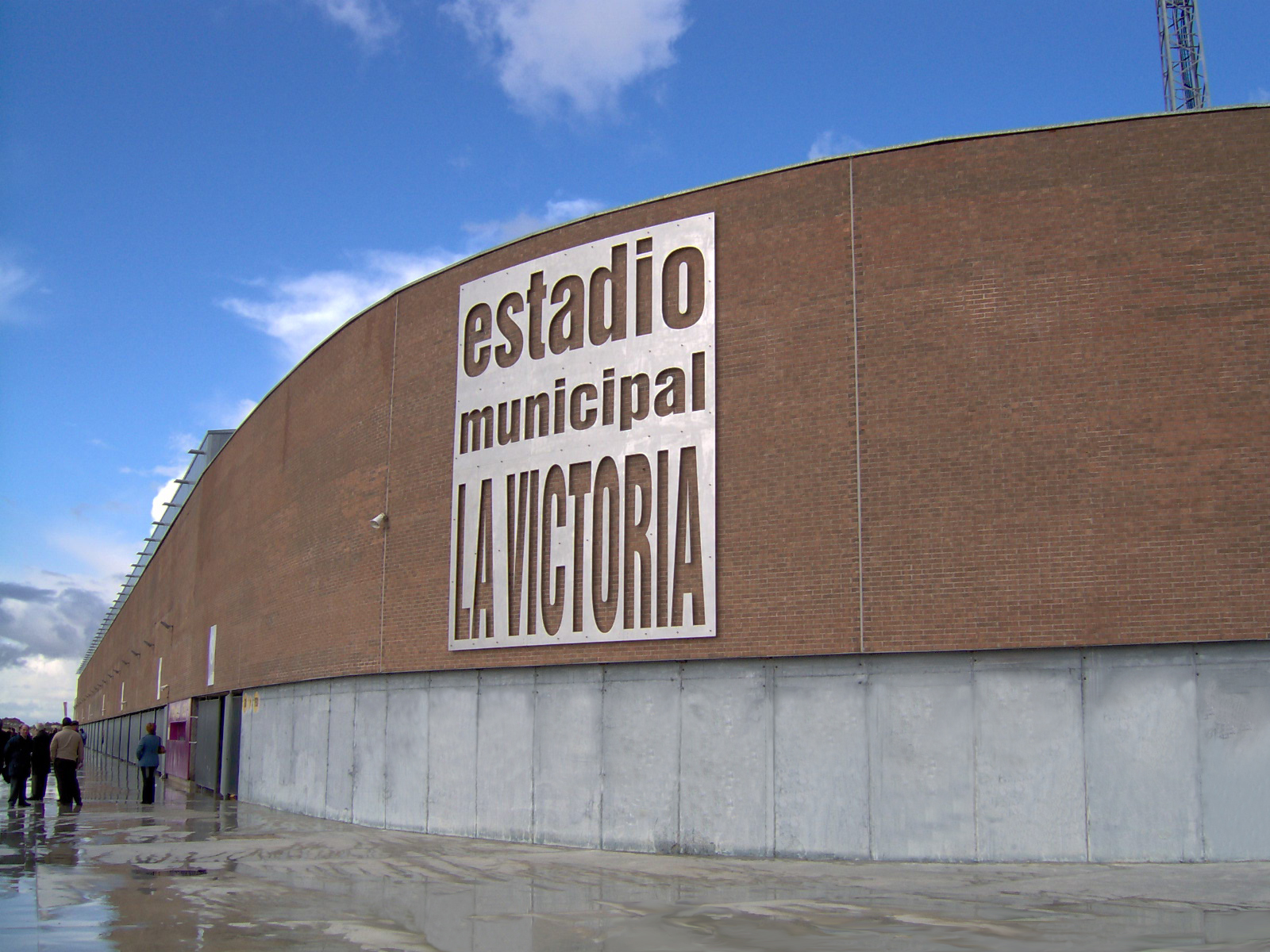 Nuevo la Victoria Stadium, Jaén (Spain). Picture taken by Johnbojaen on 19th February 2006, and modified by Kordas with Adobe Photoshop 7.