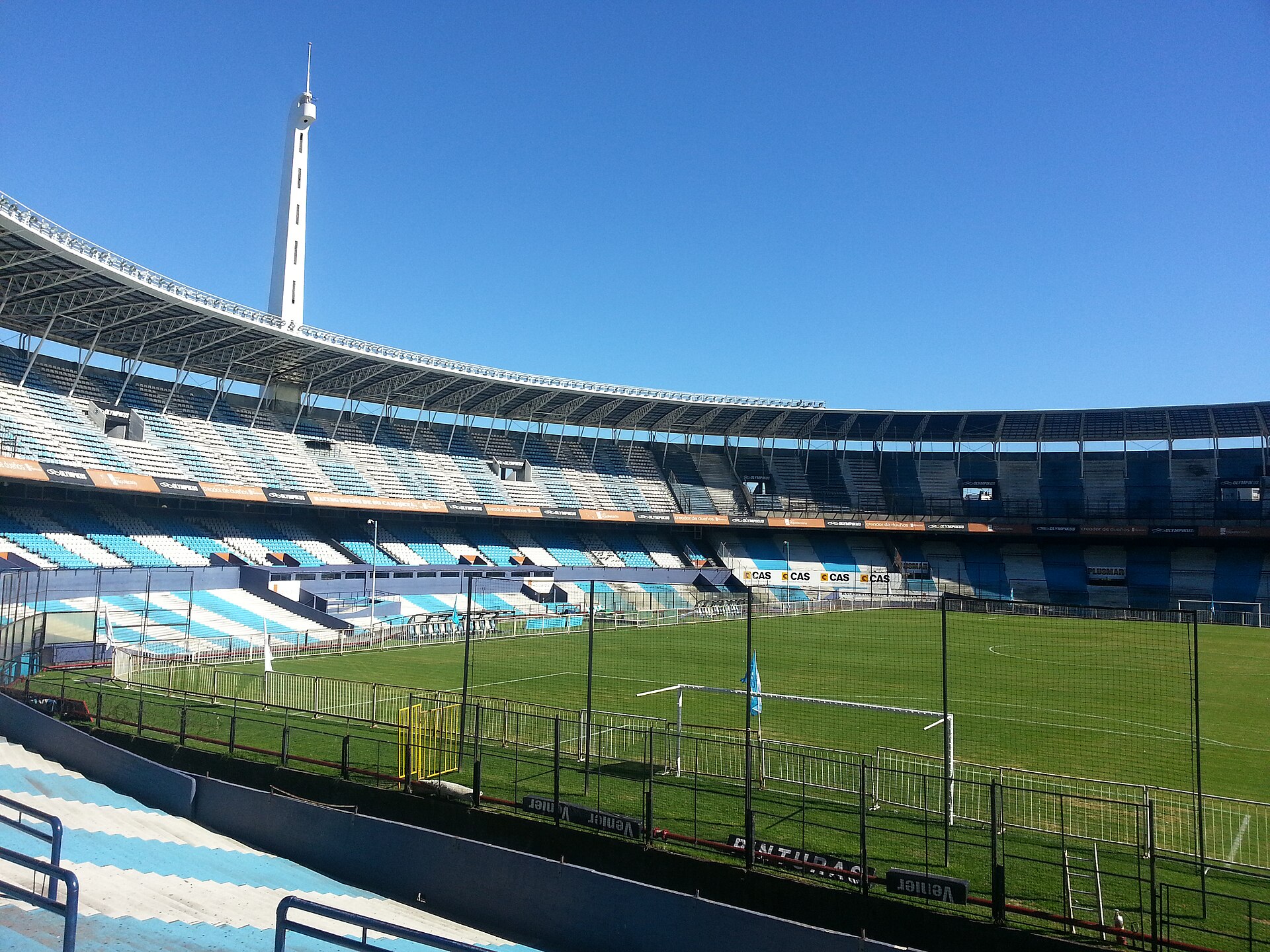 El Estadio Presidente Perón, propiedad del Racing Club de Avellaneda.