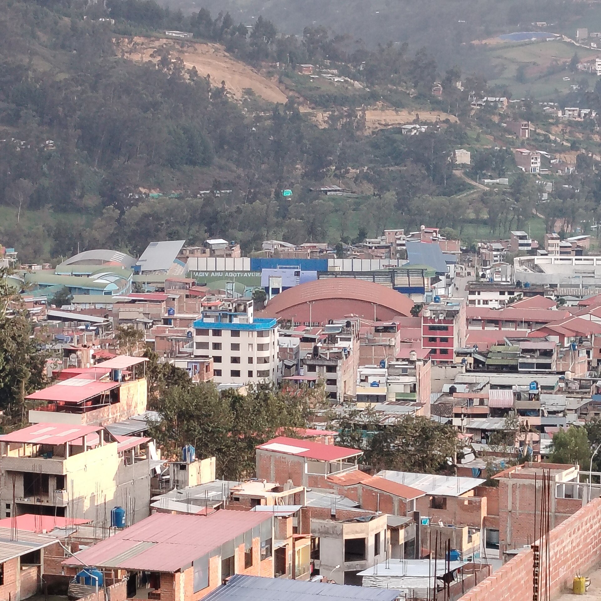 Photo of the Juan Maldonado Municipal Stadium from the Ilucán Viewpoint