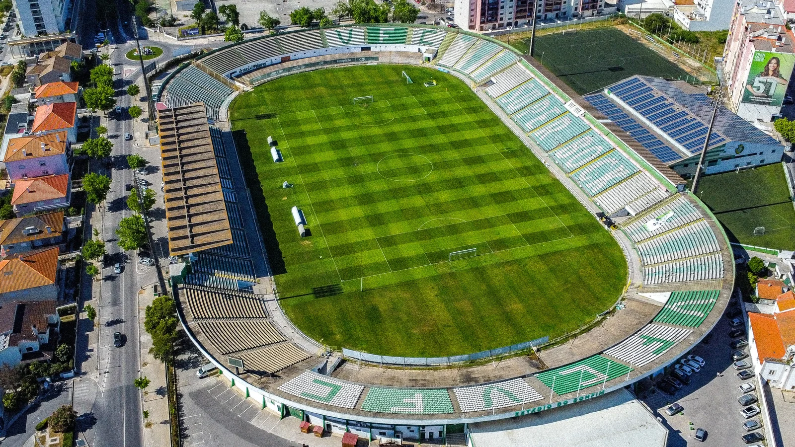 Estádio do Bonfim in Setúbal, stadium of the local football club, Vitória FC (Vitória de Setúbal).