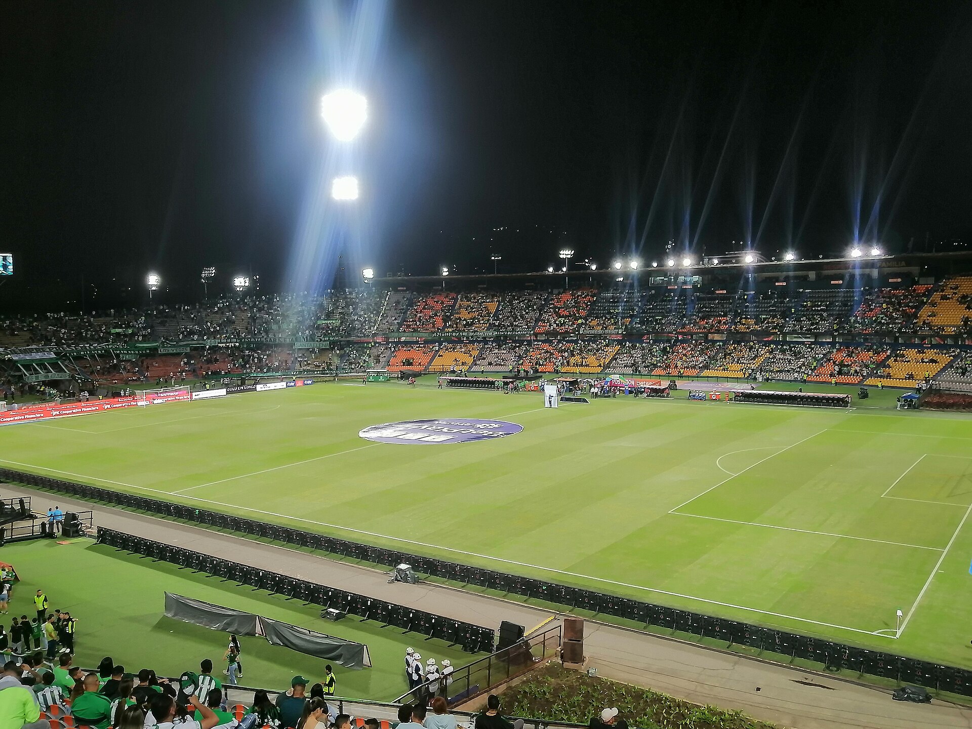 Foto tomada antes del partido de Atlético Nacional vs Fortaleza CEIF por el Torneo Finalización 2025.