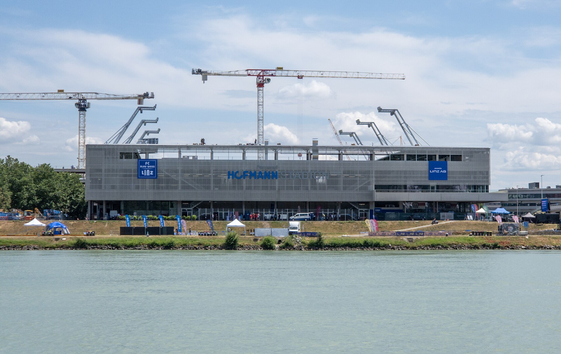 Eröffnung des Donauparkstadions in Linz am 5. Juli 2023