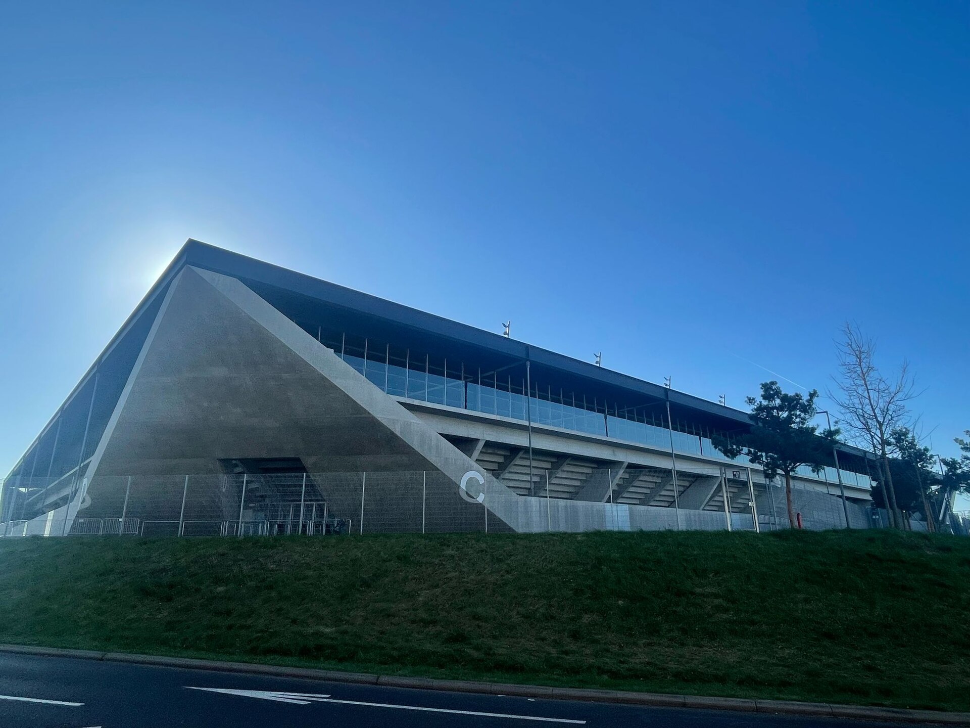 Tuilière Stadium in Lausanne