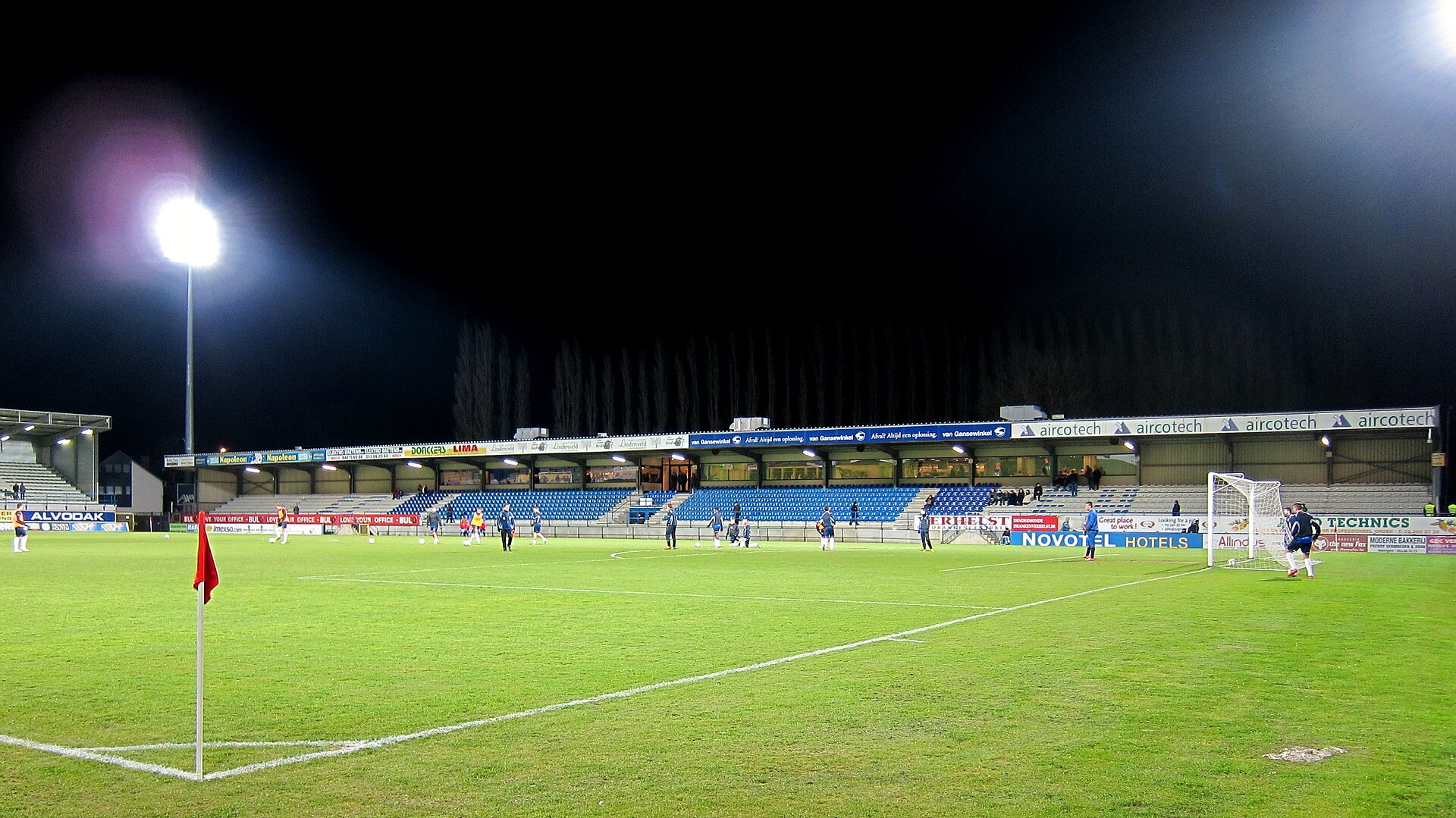 Het stadion van Dender EH, te Denderleeuw, België