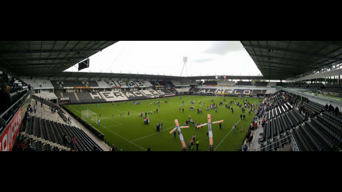 Het vernieuwde onderkomen van Heracles Almelo.