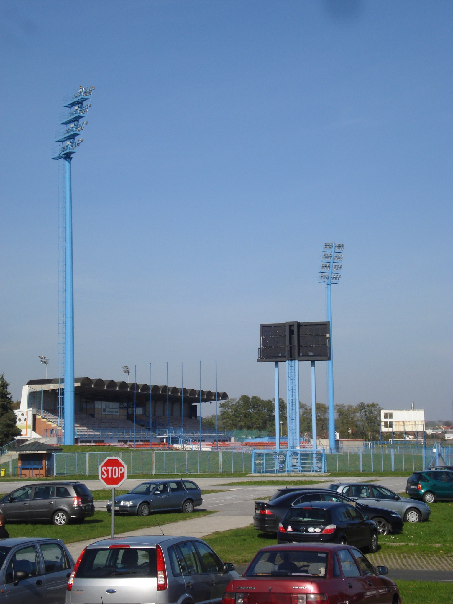 SRC Mladost Stadium in Čakovec, Medjimurje County, Croatia - grandstand