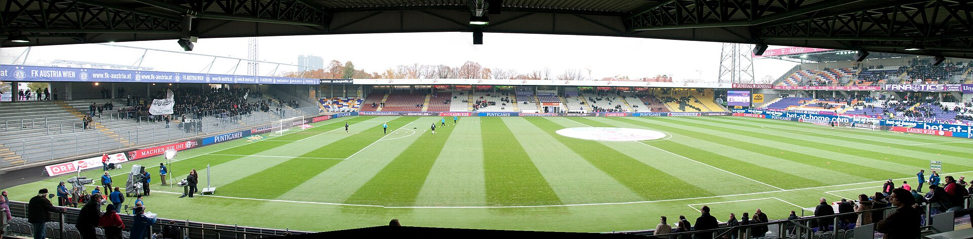Panorama of Franz-Horr-Stadium , Austria