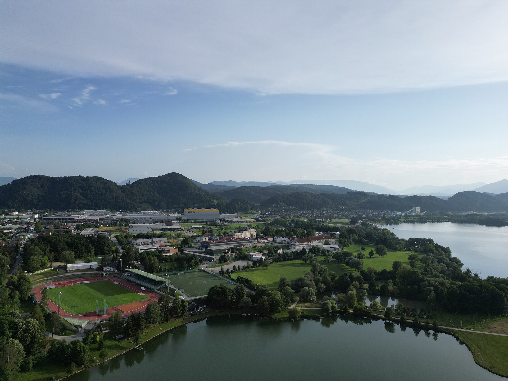 Velenje - jezero - stadion