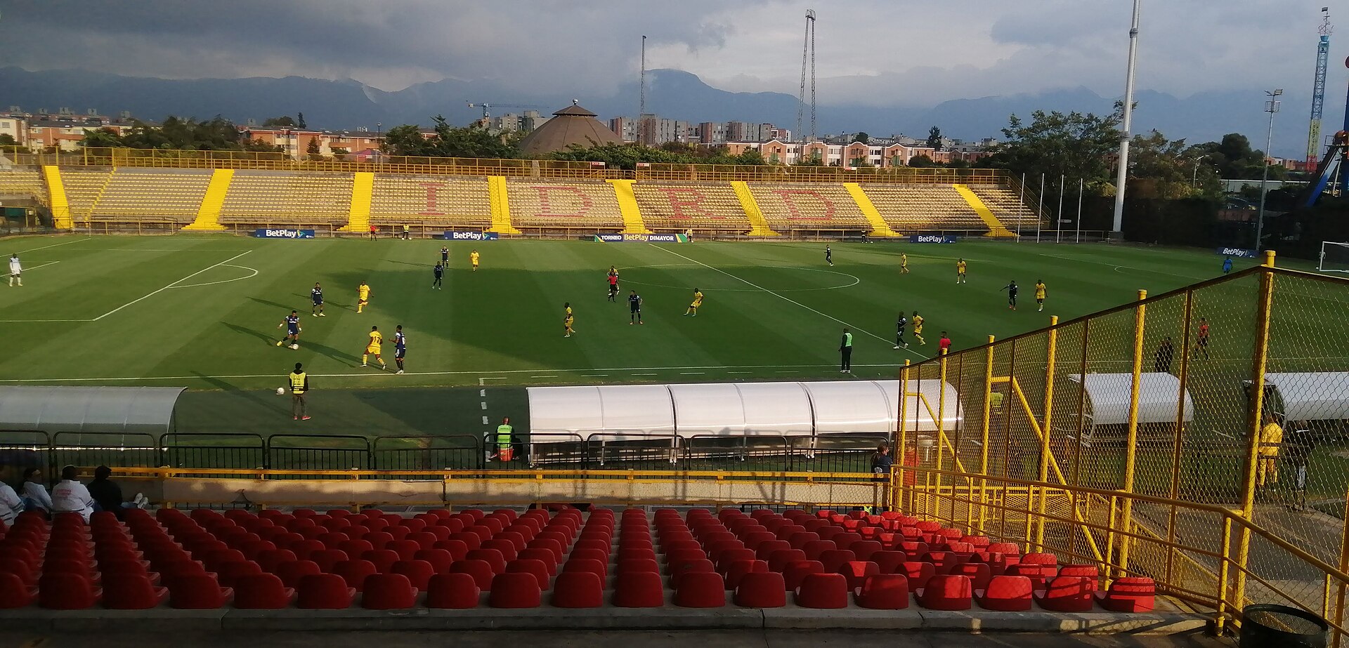 Juego entre Bogotá FC y Atlético FC en la Primera B de Colombia 2023.