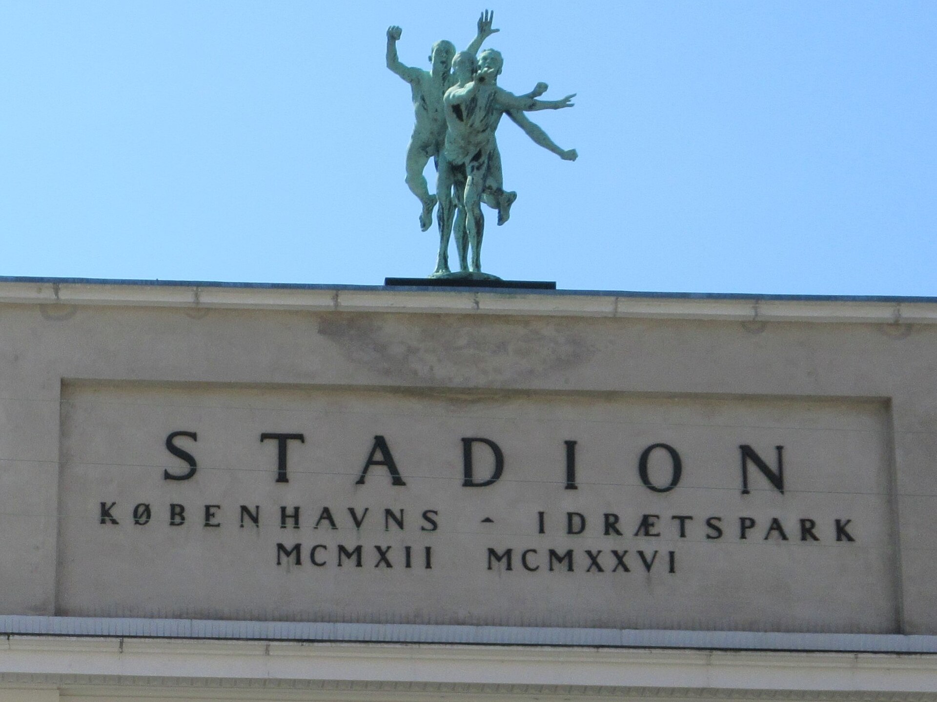 Au but at Østerbro Stadion in Copenhagen, Denmark