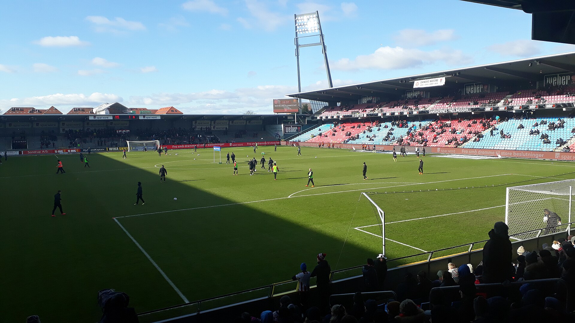 Football match AaB-FCN (Denmark) (preparations)