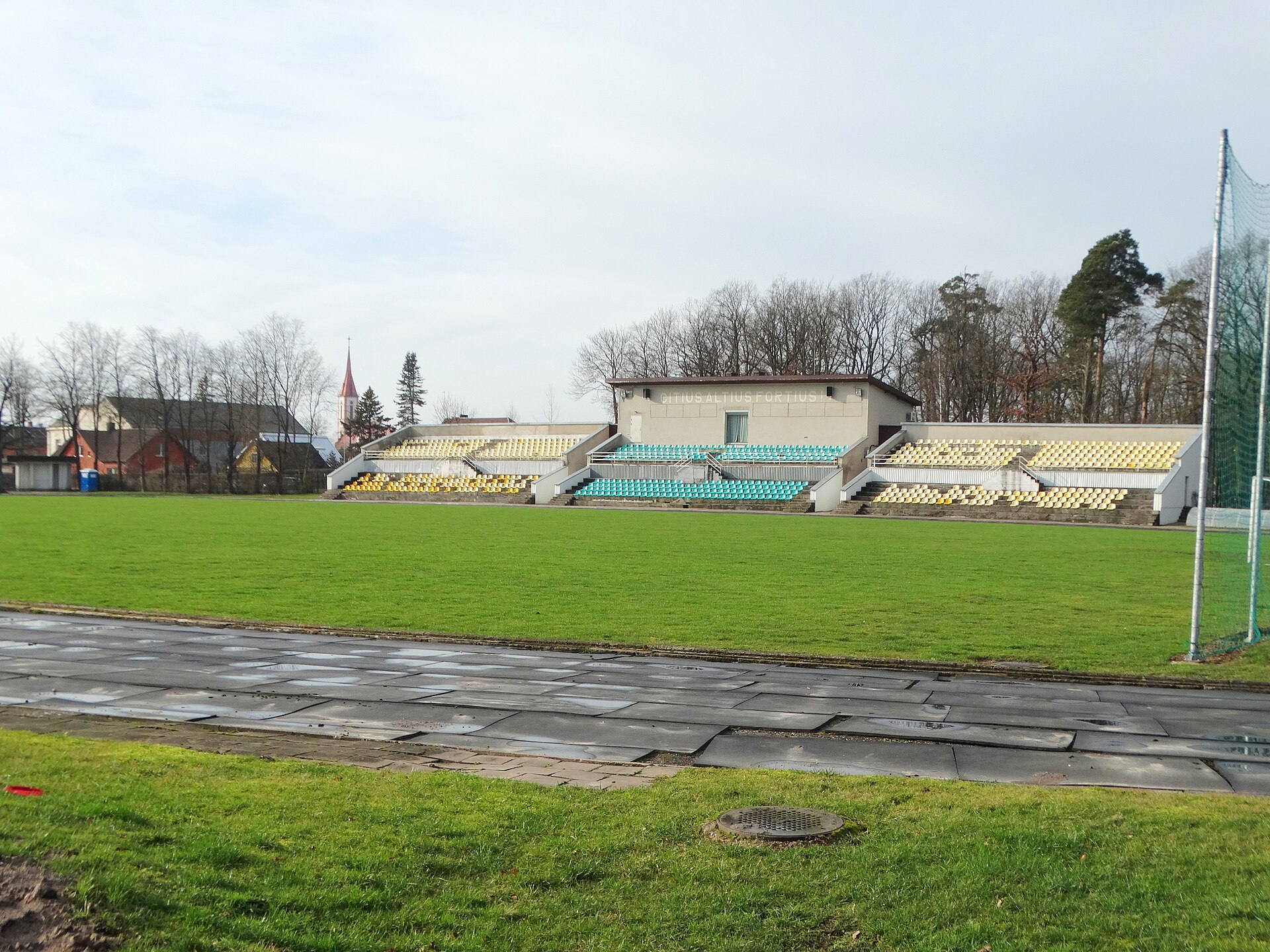 Football stadium, Kretinga, Lithuania