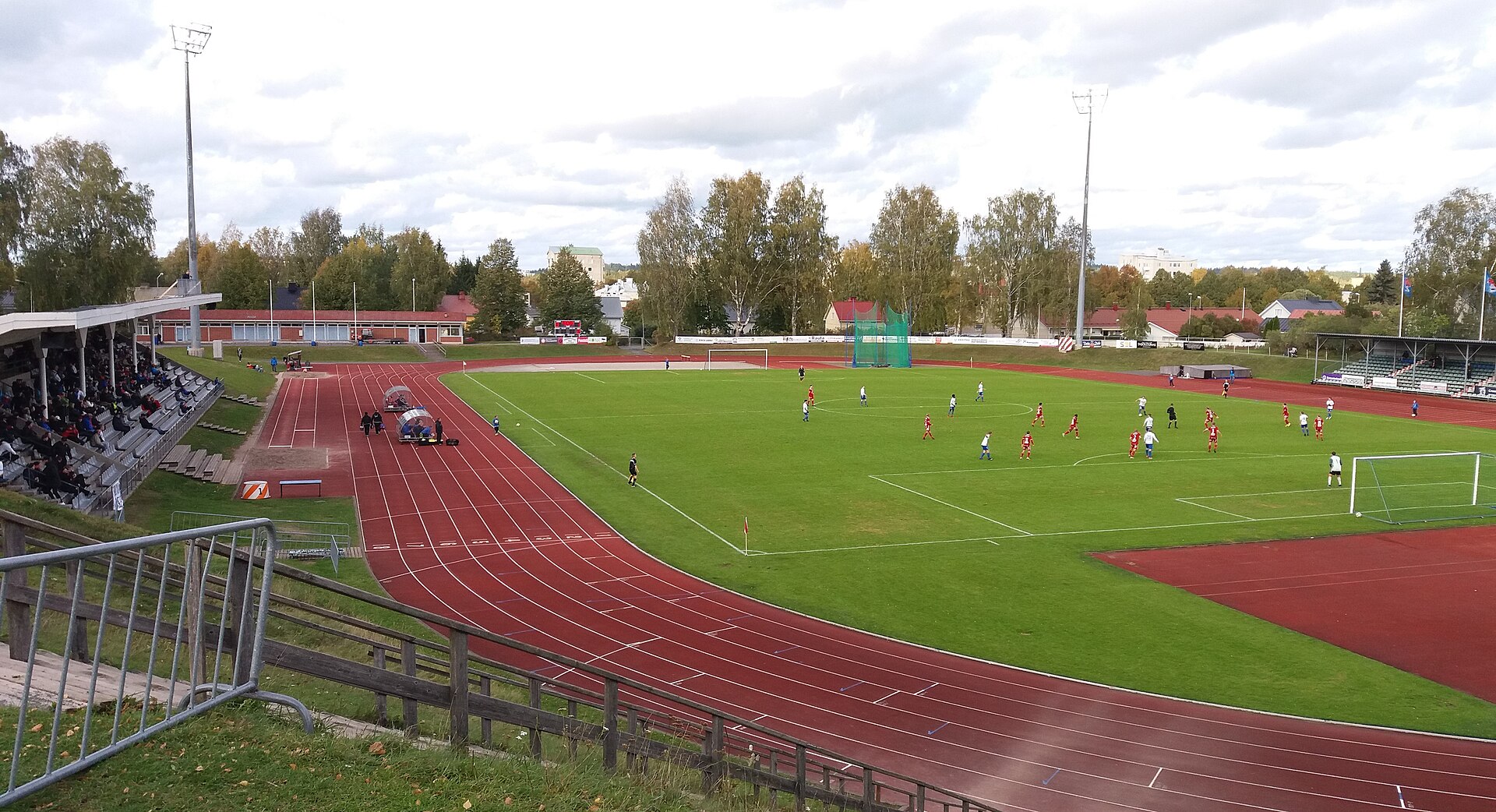 Kaurialan kenttä, Hämeenlinna, Finland. HJS vs. FC Jazz, 29 September 2018.