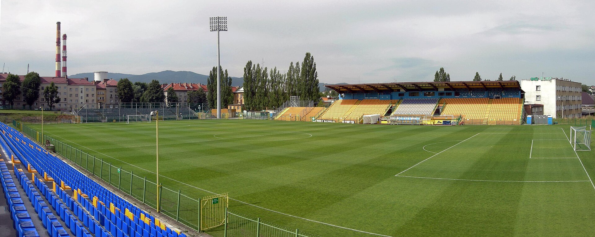 Stadion Miejski in Bielsko-Biała.