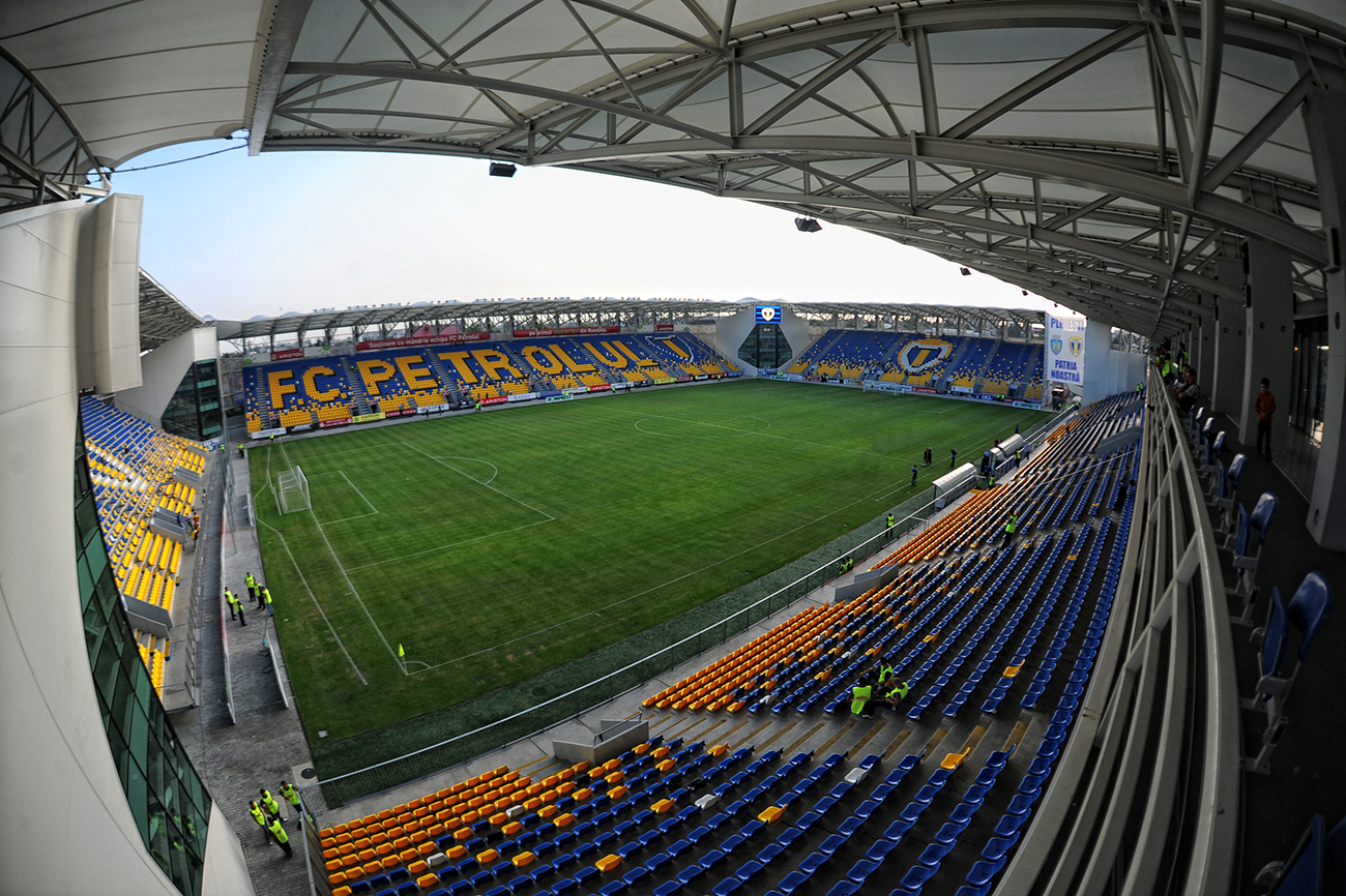Stadionul Ilie Oană in Ploiești , Romania
