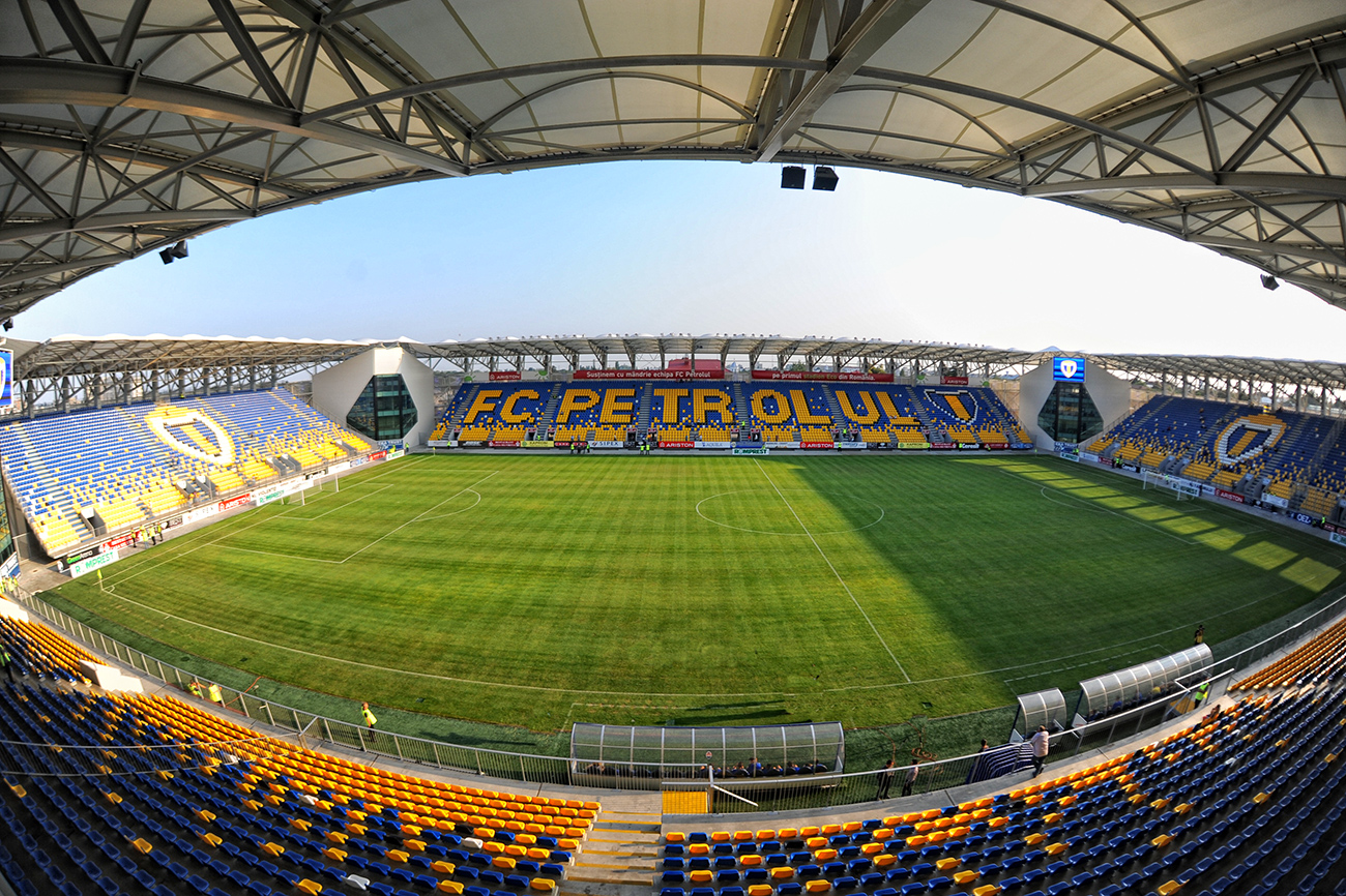 Stadionul Ilie Oană in Ploiești , Romania