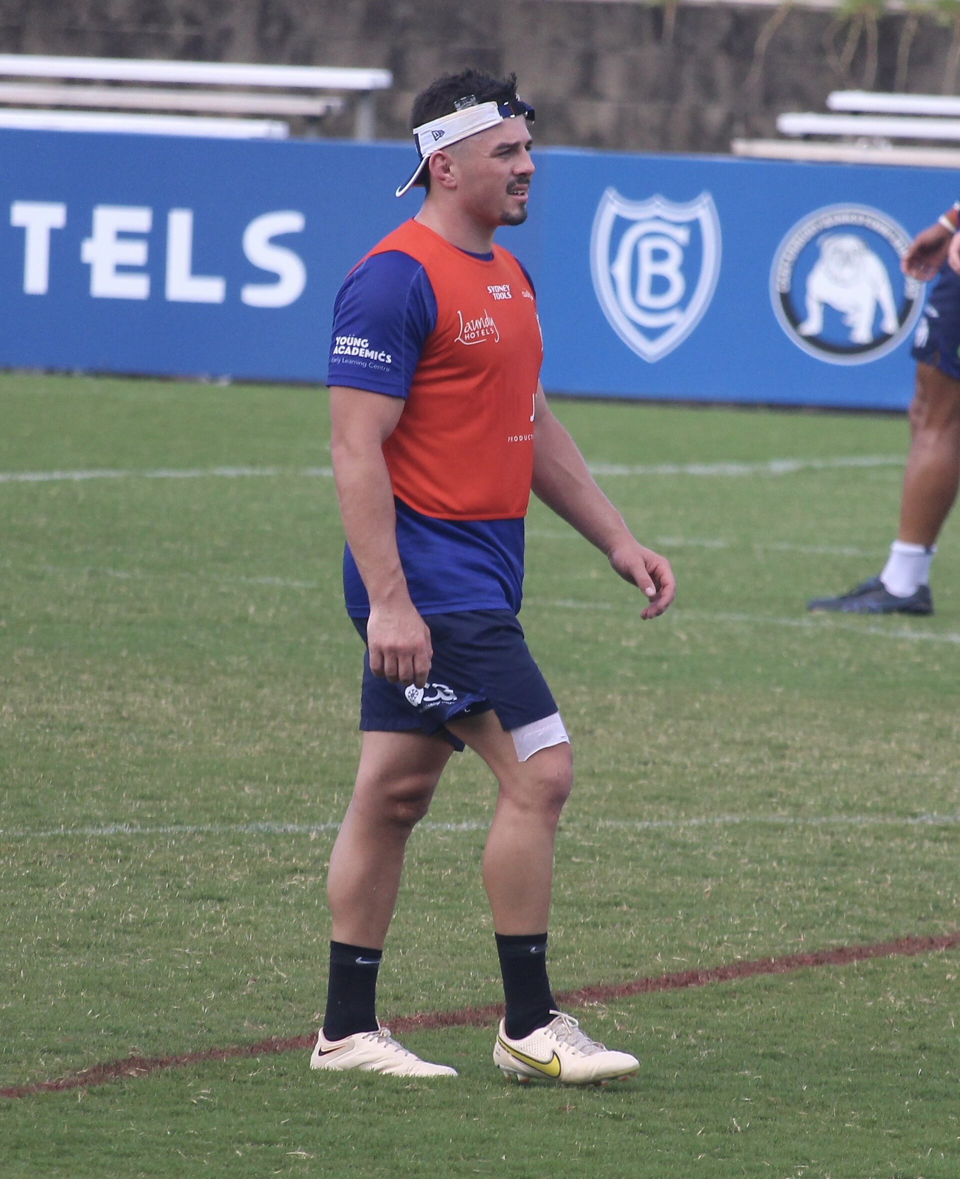 Reed Mahoney during pre-season training