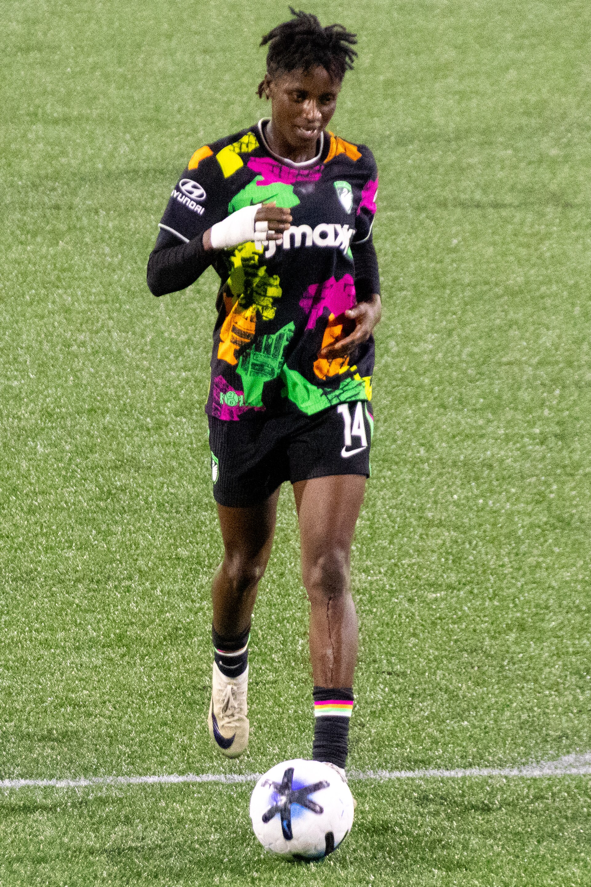Aïssata Traoré of Boston Legacy FC during a July 19 2026 match against Washington Spirit at Centreville Bank Stadium