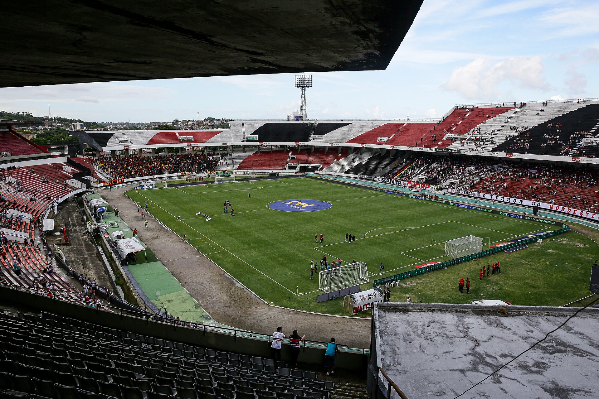 Recife, PE, 01/02/2025 - SANTA CRUZ X SPORT - Imagens da partida entre Santa Cruz e Sport pelo Campeonato Pernambucano BetNacional 2025 no estádio do Arruda. Foto: Rafael Vieira/FPF