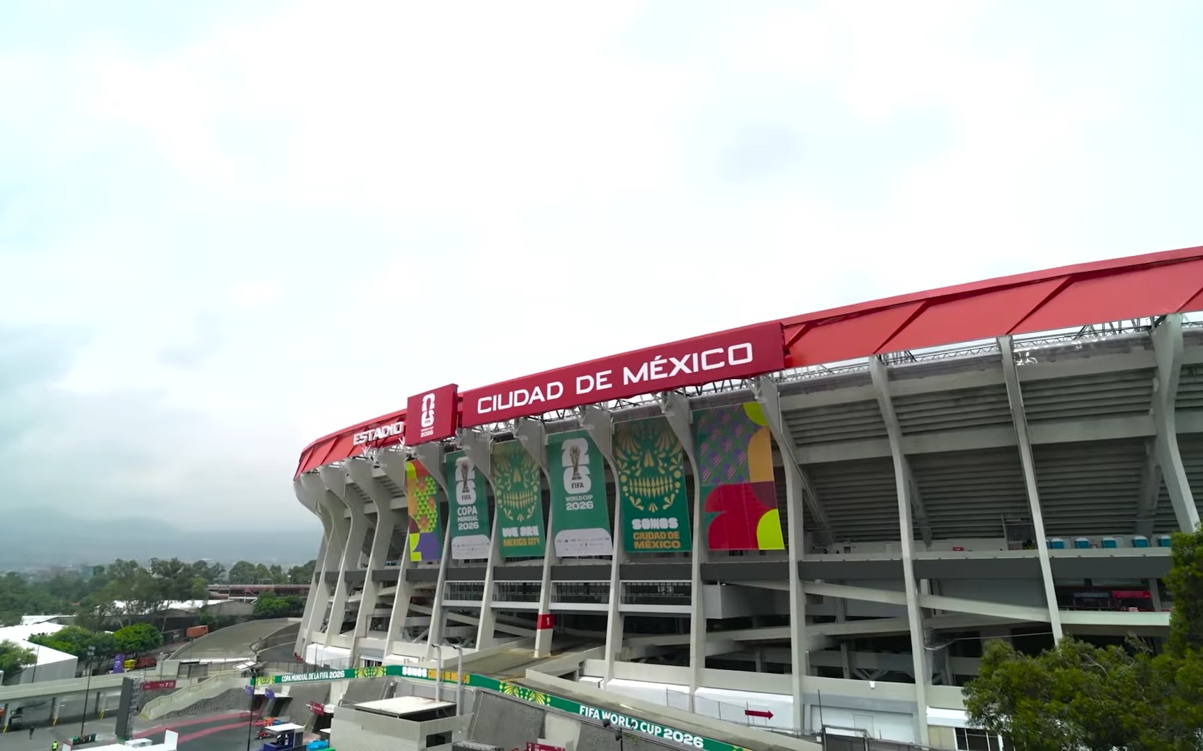 BUENOS DÍAS, MÉXICO ASÍ DESPIERTA EL ESTADIO CIUDAD DE MÉXICO PARA EL MUNDIAL