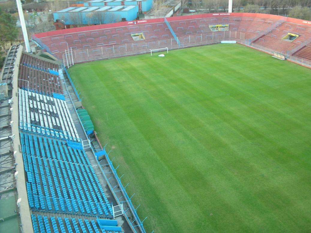 This is an aereal photo of Estadio España from May-2008
