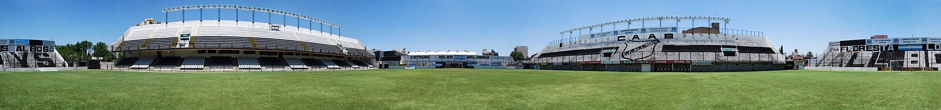 Panorama del Estadio Islas Malvinas número 1.