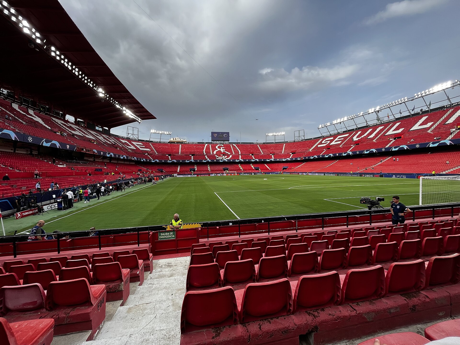 Estadio Ramón Sánchez Pizjuán (Sevilla FC) before the match against FC Kopenhagen (UCL 2022)