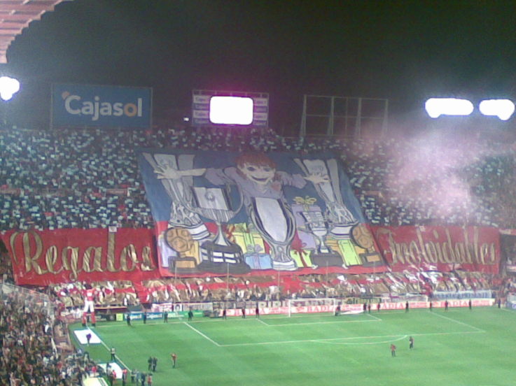 Derbi sevillano en el Estadio Ramón Sánchez-Pizjuán
