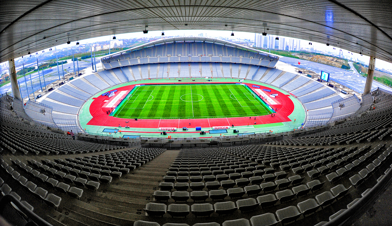 Atatürk Olympic Stadium in Istanbul , Turkey