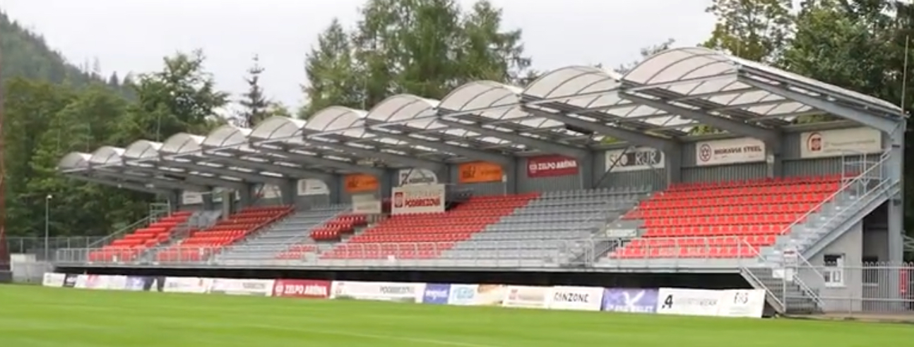 Stadium for Slovak football club FK Podbrezova