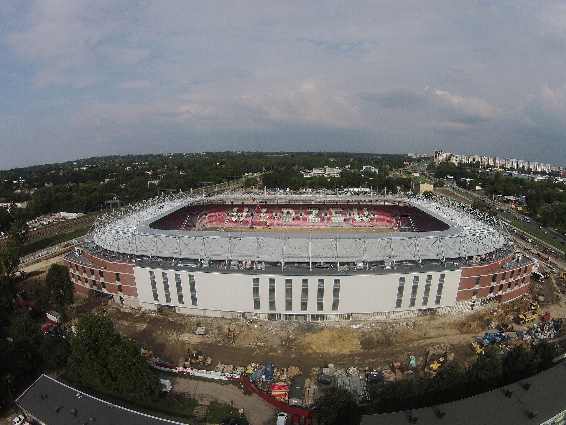 Budowa stadionu na Widzewie dobiega końca.