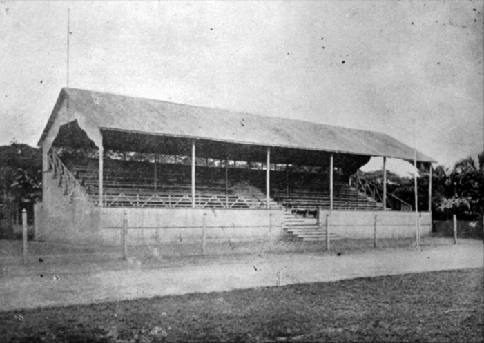 Official grandstand of Ferro Carril Oeste stadium in Caballito.